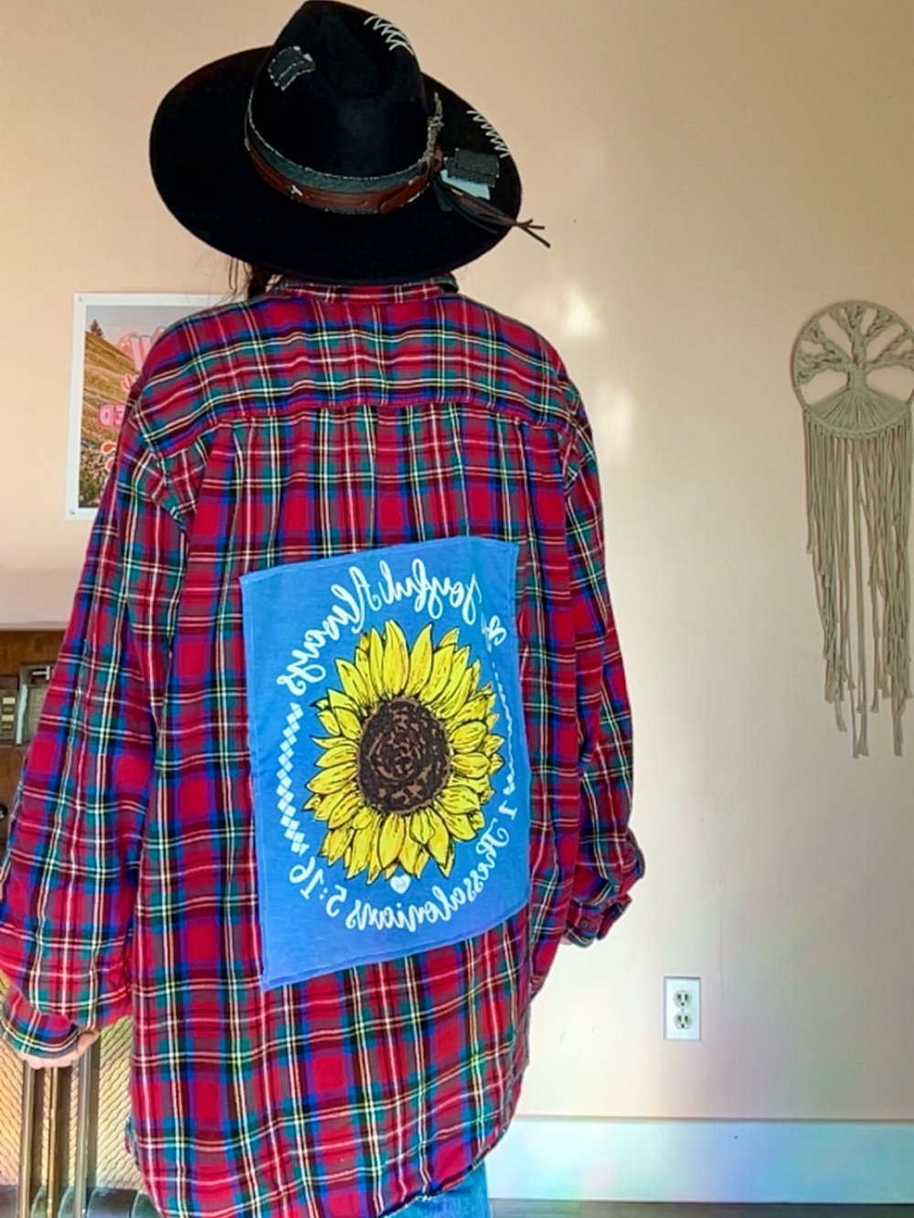 Upcycled Faith Plaid